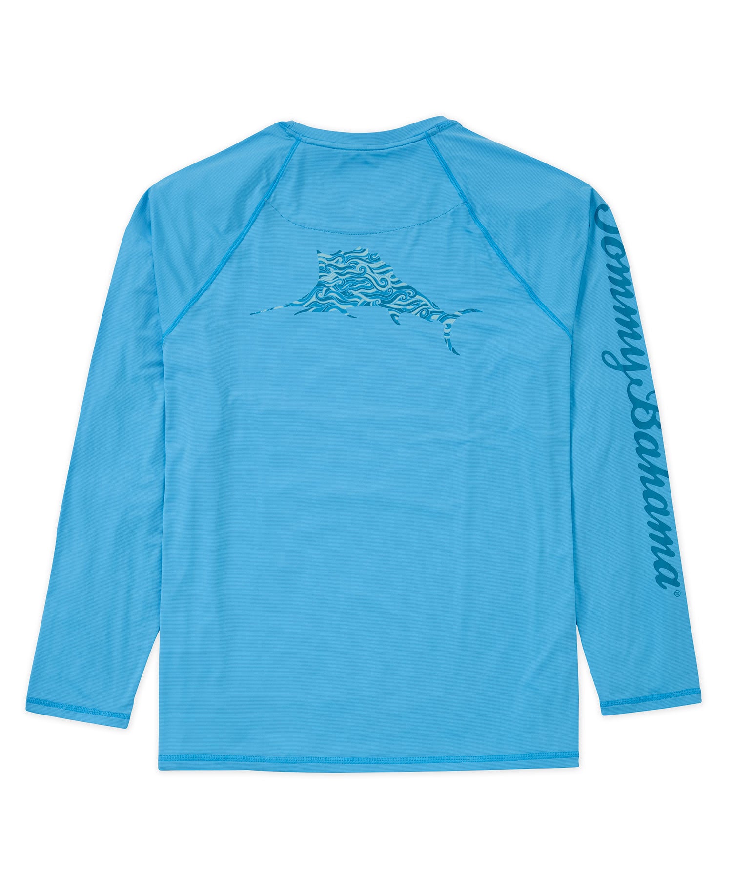 Tommy Bahama Long Sleeve Chill Time Surf Crew Neck Rash Guard Shirt