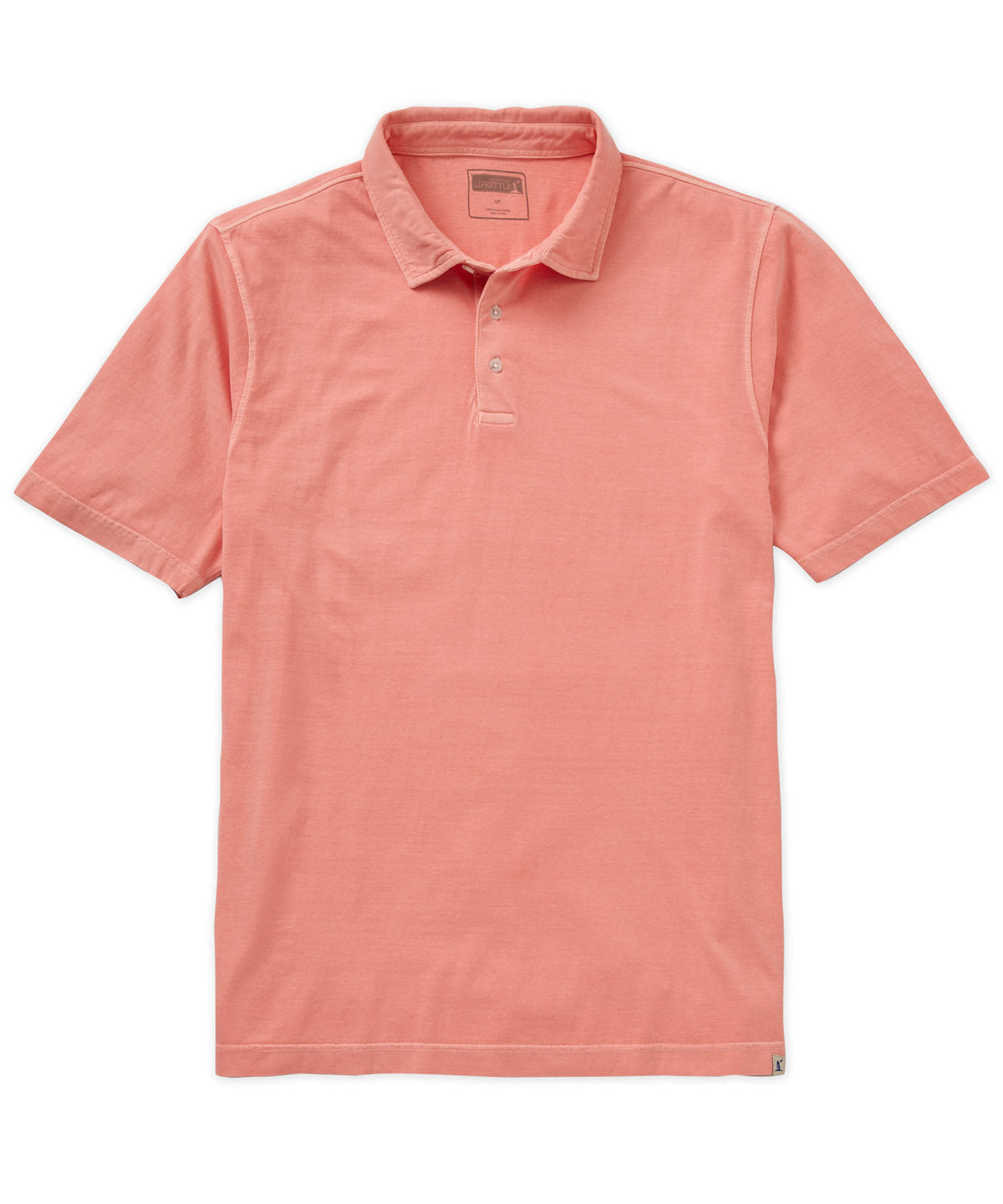 Westport Lifestyle Sunwashed Short Sleeve Polo, Men's Big & Tall
