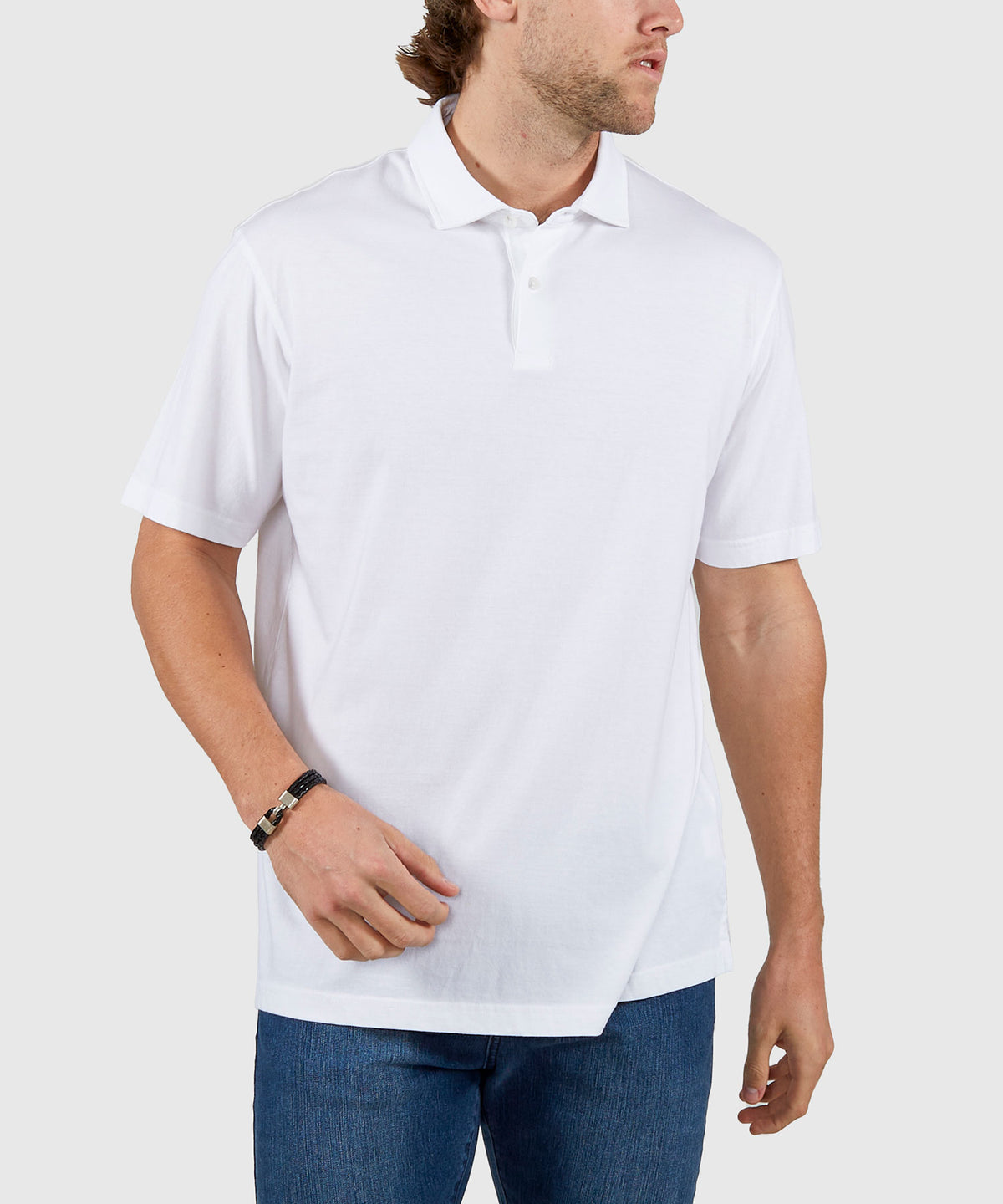 Westport Lifestyle Sunwashed Short Sleeve Polo, Men's Big & Tall