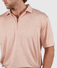 Westport Lifestyle Short Sleeve Performance Zip Polo Knit Shirt