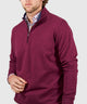 Westport Lifestyle Long Sleeve Interlock Knit Quarter Zip Pullover