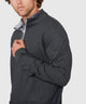 Westport Lifestyle Long Sleeve Herringbone Interlock Quarter Zip Pullover