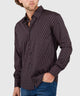 Westport No-Tuck Long Sleeve Button Under Collar Stretch Performance 'Stars' Sport Shirt