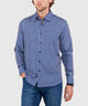 Westport No-Tuck Long Sleeve Button Down Collar Stretch Performance Gingham Sport Shirt