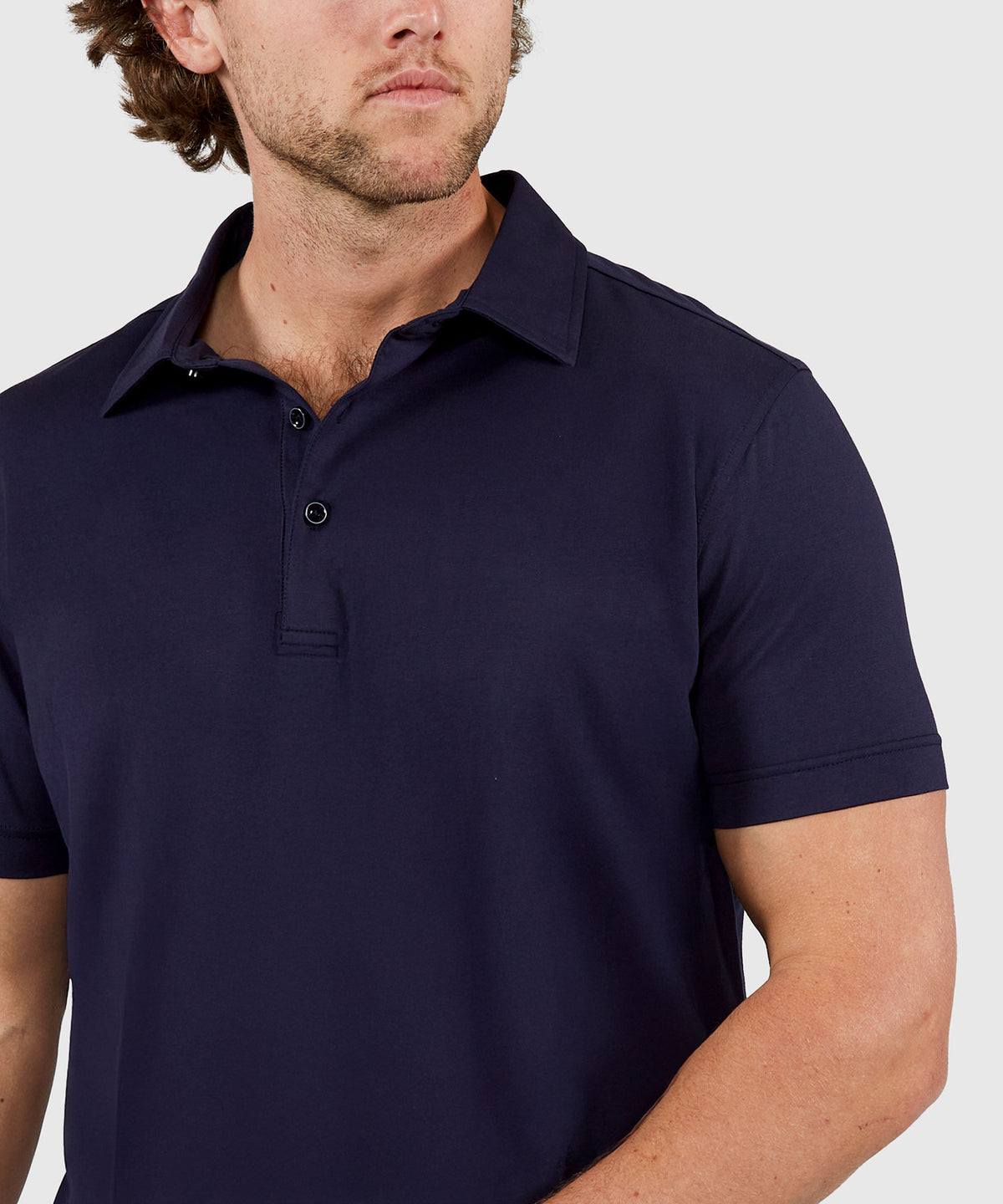 Westport No-Tuck Short Sleeve Cotton Performance Stretch Polo Knit Shirt, Men's Big & Tall