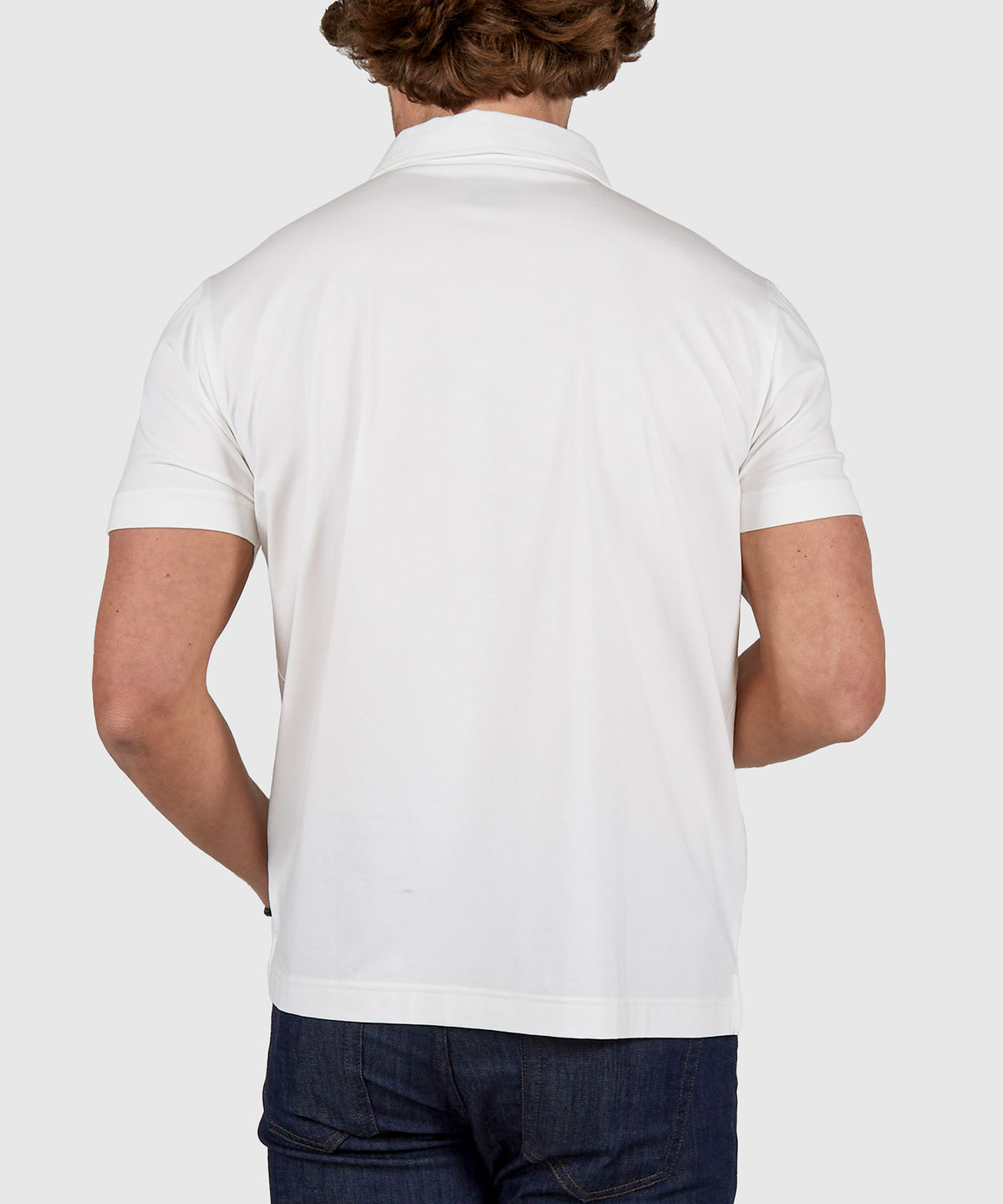 Westport No-Tuck Short Sleeve Cotton Performance Stretch Polo Knit Shirt, Men's Big & Tall