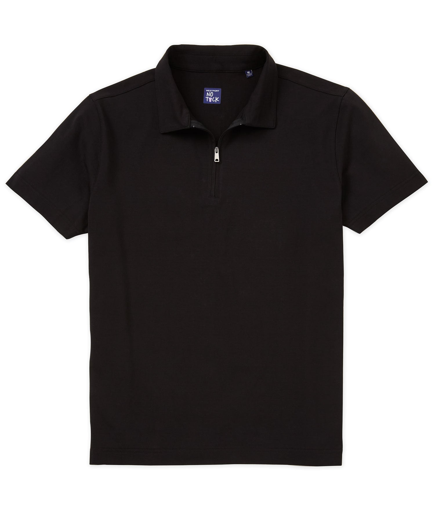 Big & Tall Westport No-Tuck Cotton Stretch Zip Polo | Westport Big