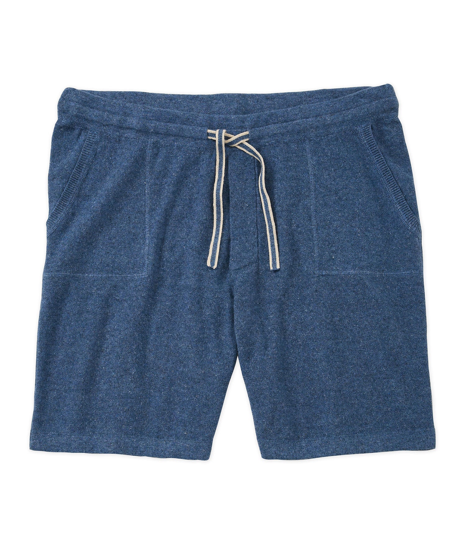 Men's Big Tall Westport Black Linen-Cotton Knit Shorts