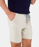 Westport Black Linen-Cotton Knit Shorts
