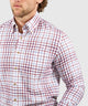 Westport Black Long Sleeve Button Down Collar Plaid Sport Shirt