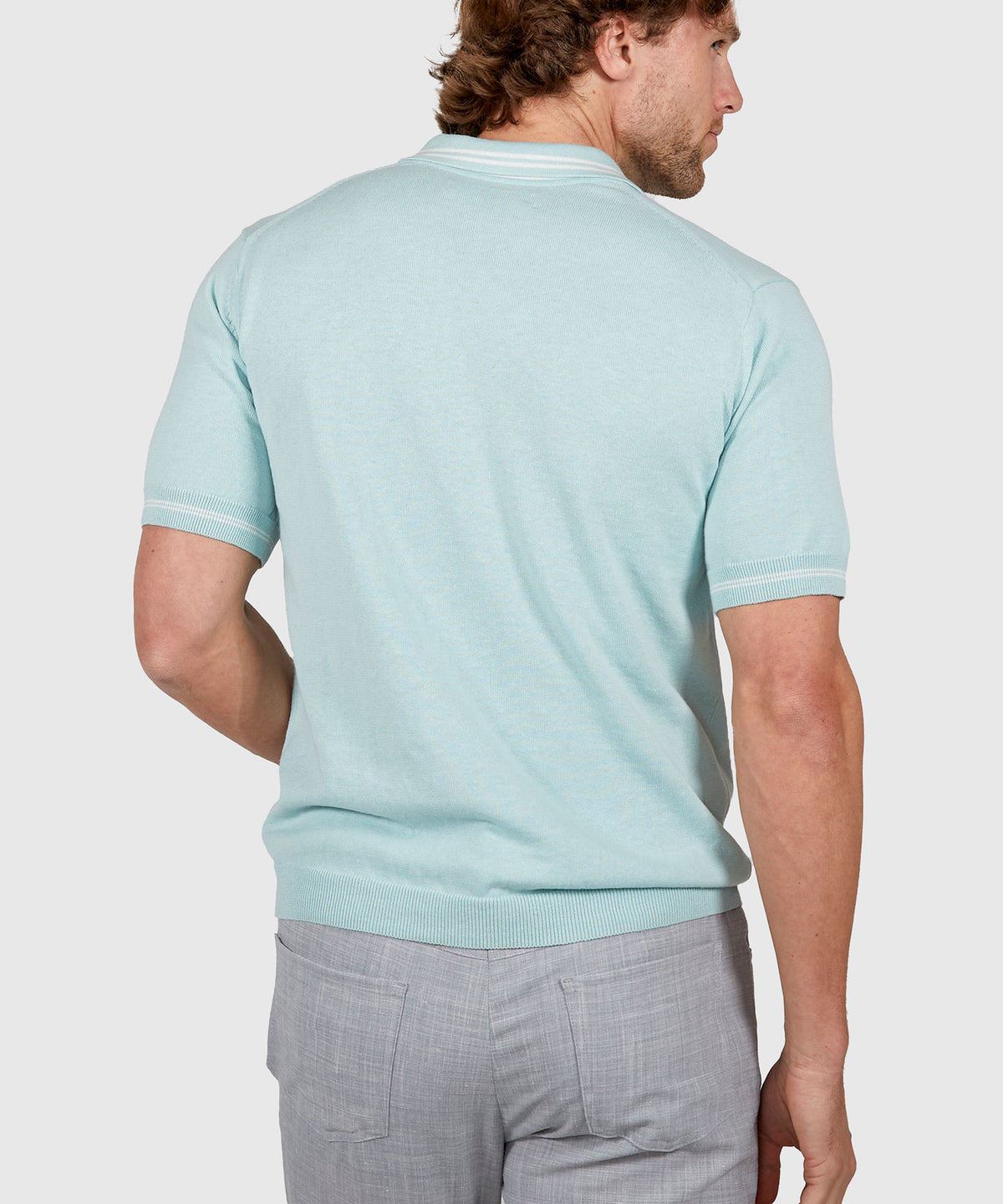 Westport Black Short Sleeve Retro II Zip Polo, Men's Big & Tall