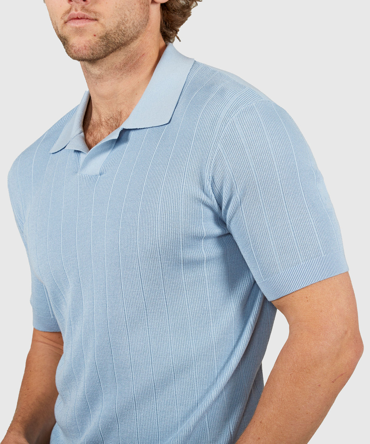 Westport Black Short Sleeve Portofino Johnny Collar Polo Knit Shirt, Men's Big & Tall