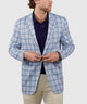 Westport Black Sonoma Two-Button Side-Vent Plaid Sport Coat