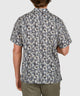 Westport Black Geo Print Short Sleeve Linen Camp Shirt