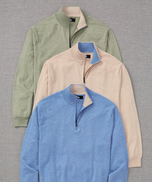 Westport Black Nantucket Quarter-Zip Pullover