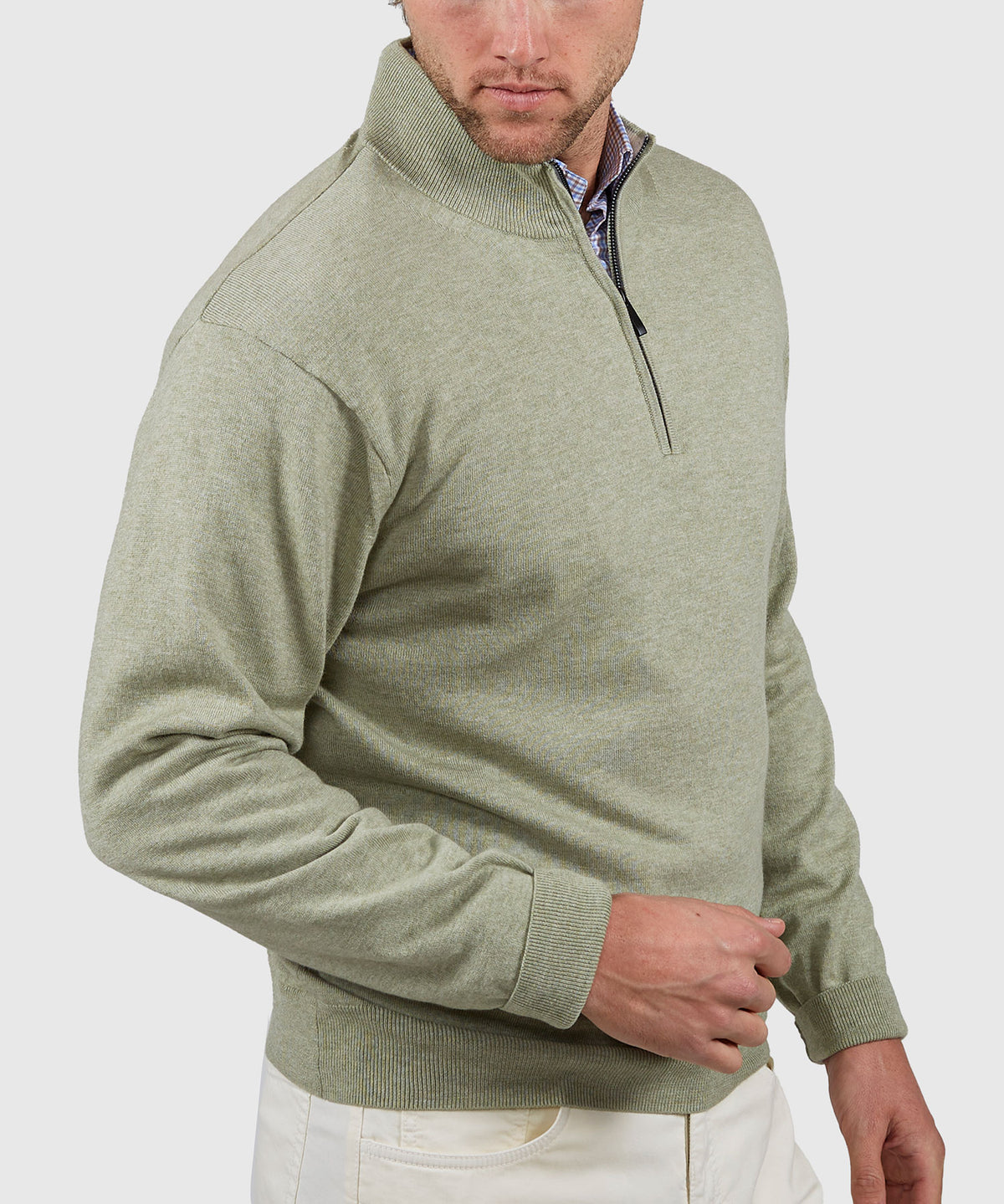 Westport Black Nantucket Quarter-Zip Pullover, Men's Big & Tall