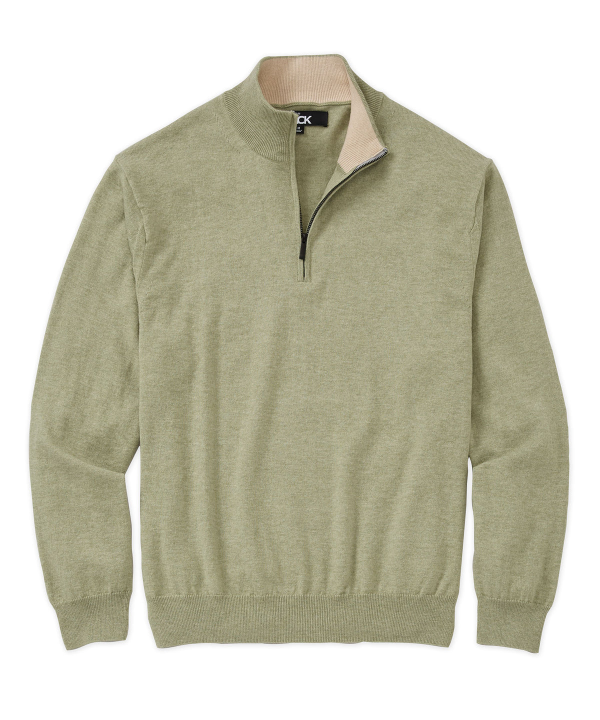 Westport Black Nantucket Quarter-Zip Pullover, Men's Big & Tall