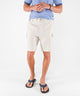 Westport Black Southport Linen Drawcord Cargo Short