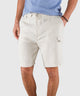 Westport Black Southport Linen Drawcord Cargo Short