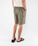 Westport Black Southport Linen Drawcord Cargo Short