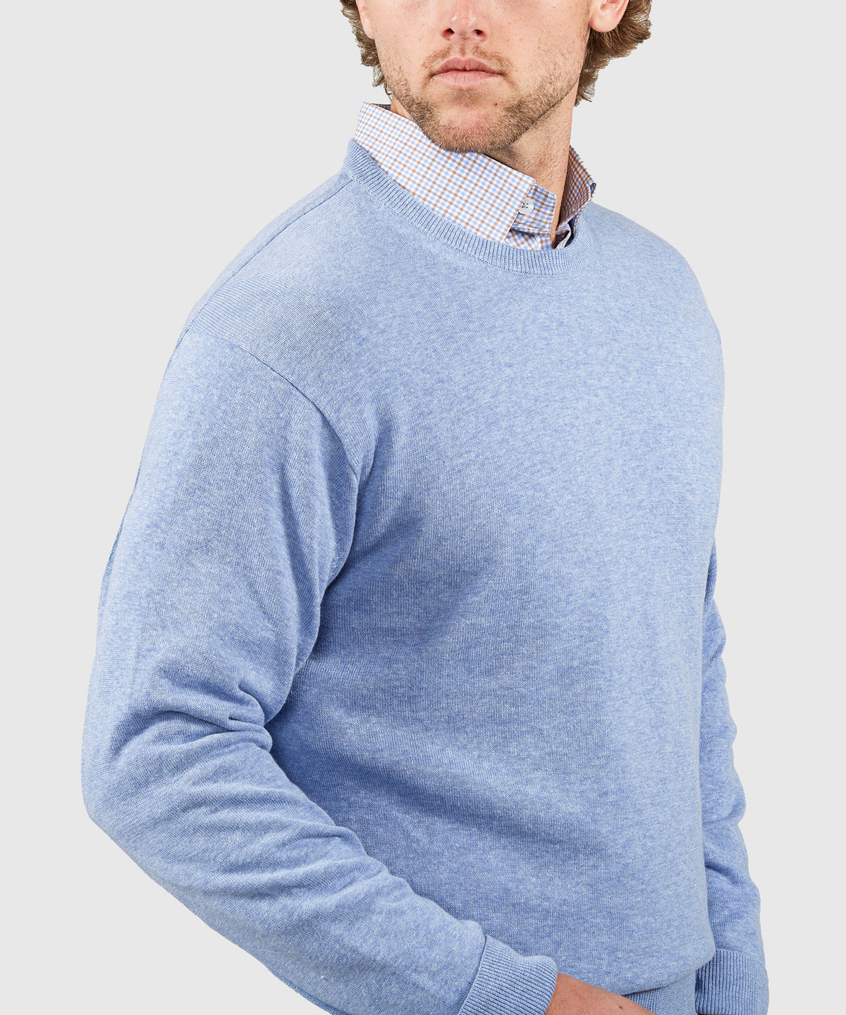 Westport Black Summer Saltwater Crew Neck Sweater Pullover, Men's Big & Tall