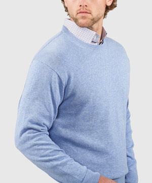 Westport Black Summer Saltwater Crew Neck Sweater Pullover