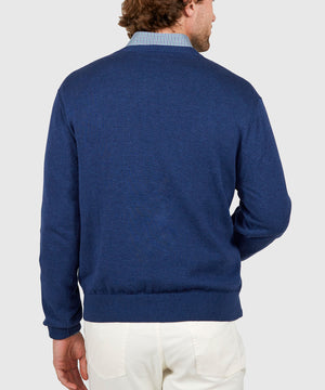 Westport Black Summer Saltwater Crew Neck Sweater Pullover