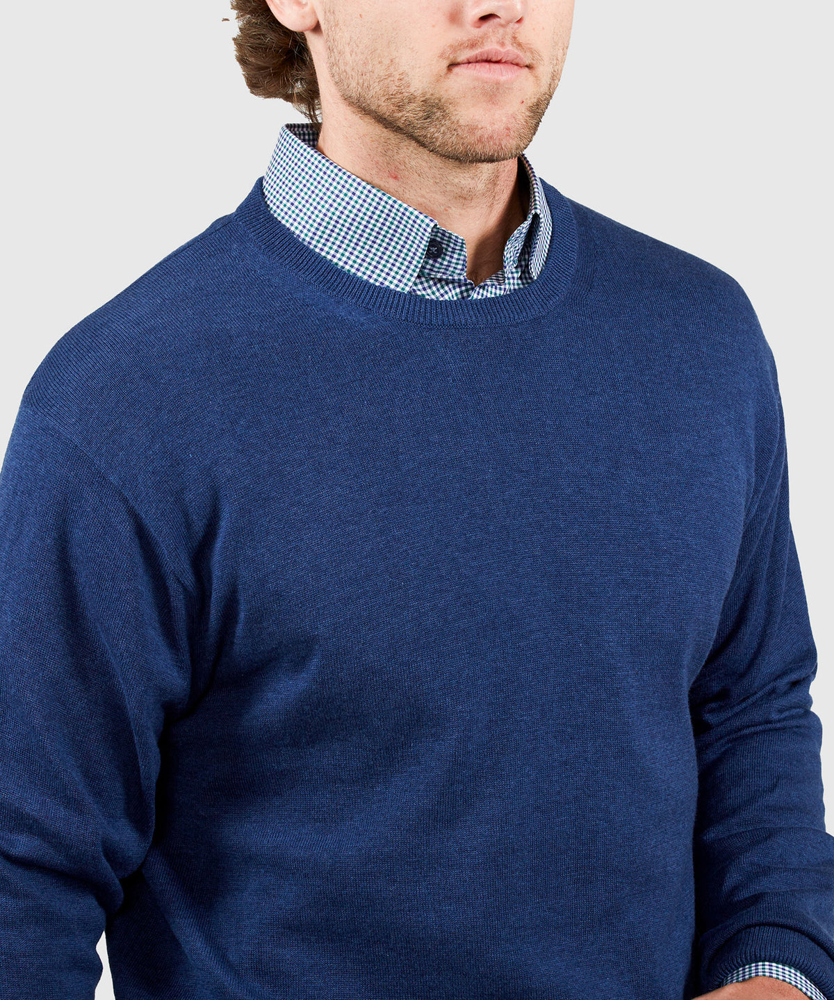 Westport Black Summer Saltwater Crew Neck Sweater Pullover, Men's Big & Tall