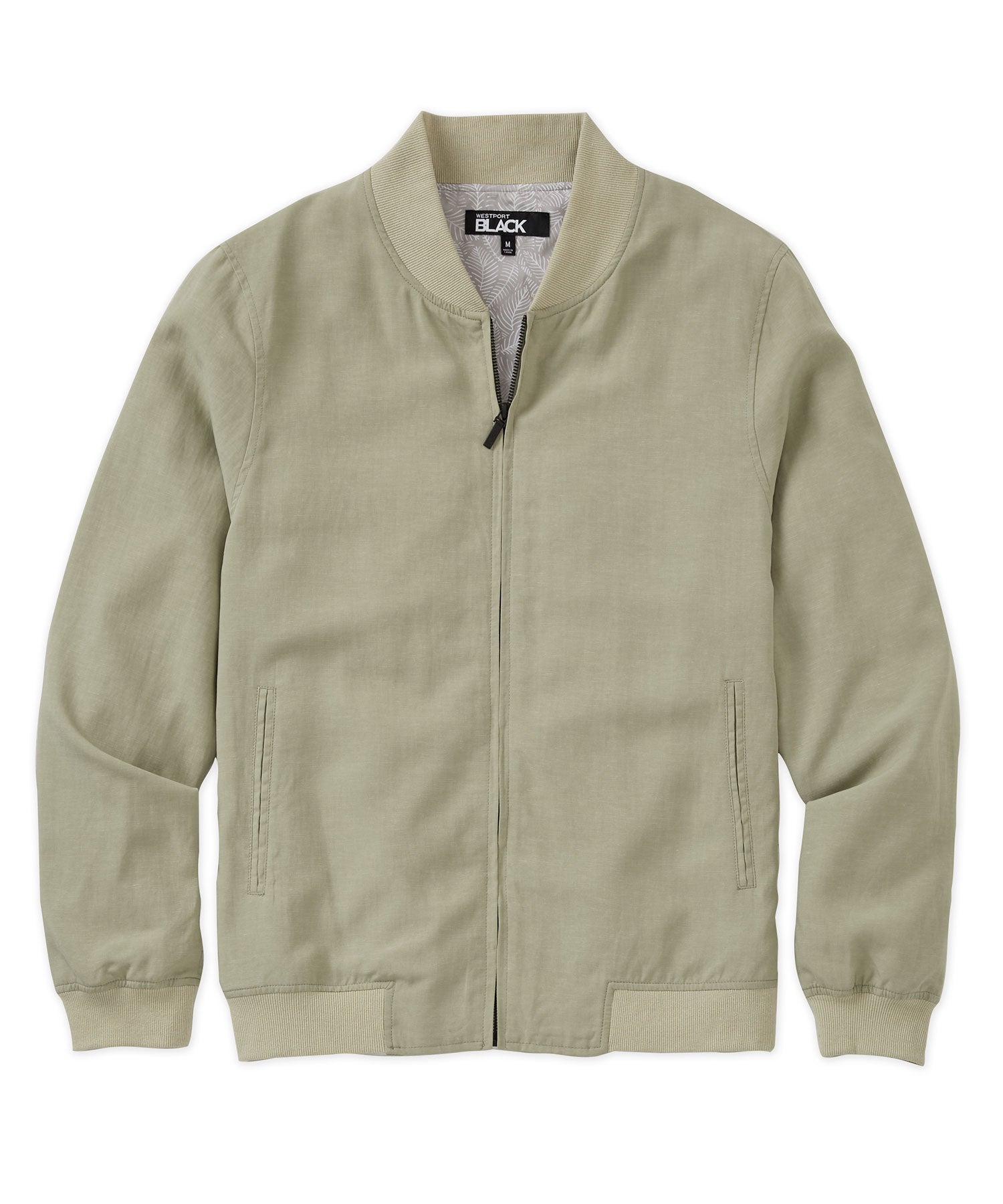 Big & Tall Westport Black Summer Blend Blouson Jacket