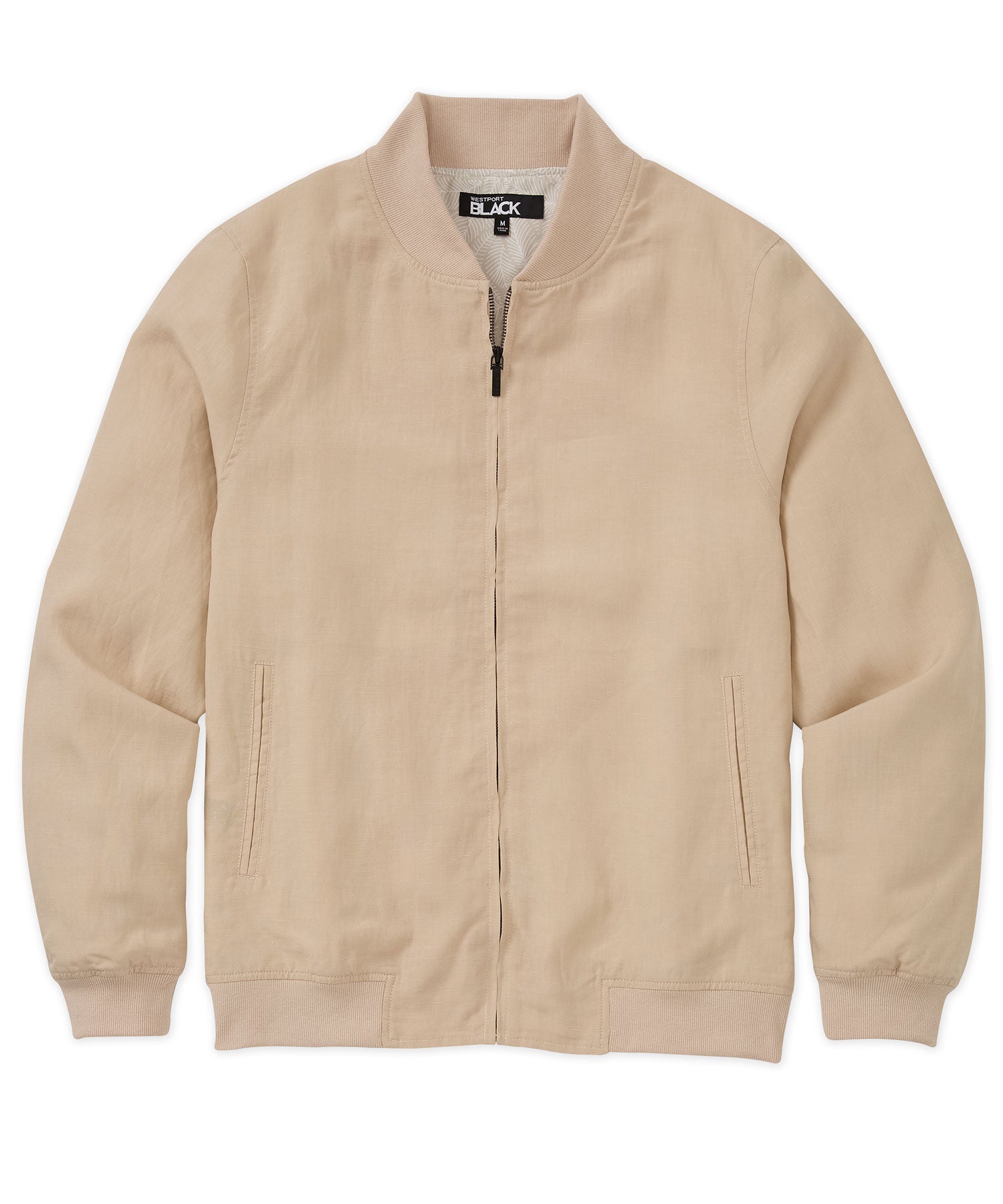 Big & Tall Westport Black Summer Blend Blouson Jacket | Westport