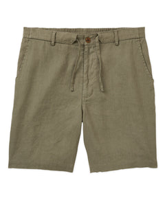 Westport Black Big & Tall Southport Linen Shorts | Westport Big & Tall