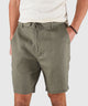 Westport Black Southport Solid Linen Drawcord Short