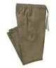 Westport Black Southport Linen Drawcord Pant