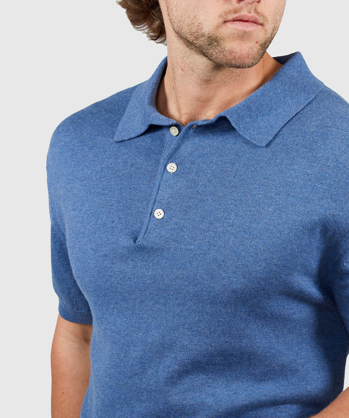 Westport Black Legacy Cotton Cashmere Polo Knit Shirt, Men's Big & Tall