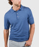 Westport Black Legacy Cotton Cashmere Polo Knit Shirt