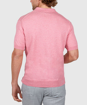 Westport Black Legacy Cotton Cashmere Polo Knit Shirt