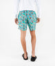 Westport Black Aloha Print Hampton Swim Trunk