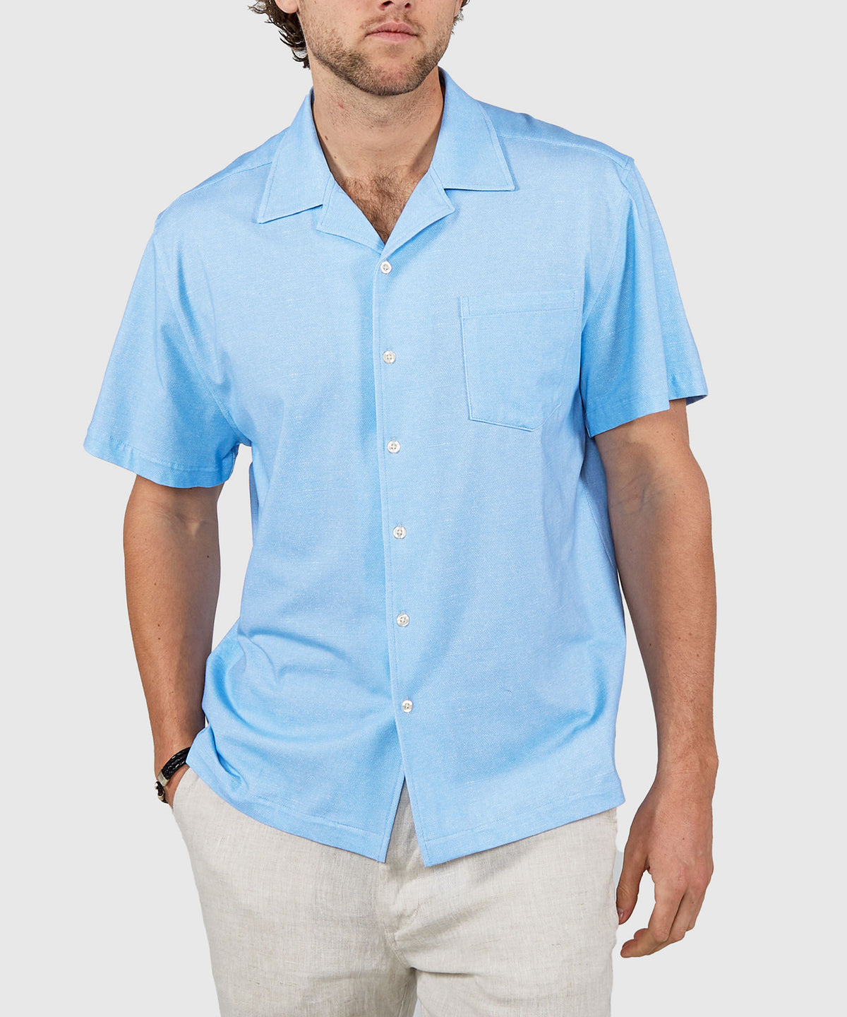 Westport Lifestyle Shoreline Cabana Short Sleeve Knit Shirt, Men's Big & Tall