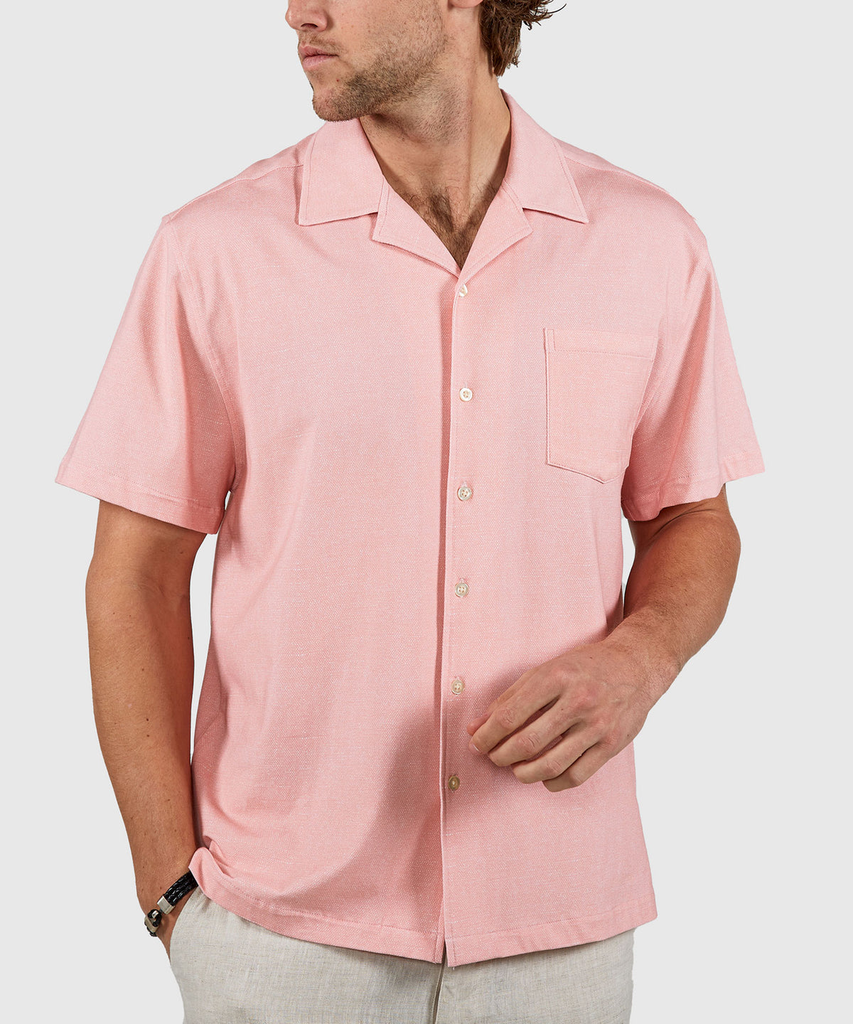 Westport Lifestyle Shoreline Cabana Short Sleeve Knit Shirt, Men's Big & Tall