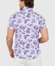 Westport Lifestyle Short Sleeve Seersucker Print Sport Shirt