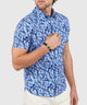Westport Lifestyle Short Sleeve Seersucker Print Sport Shirt