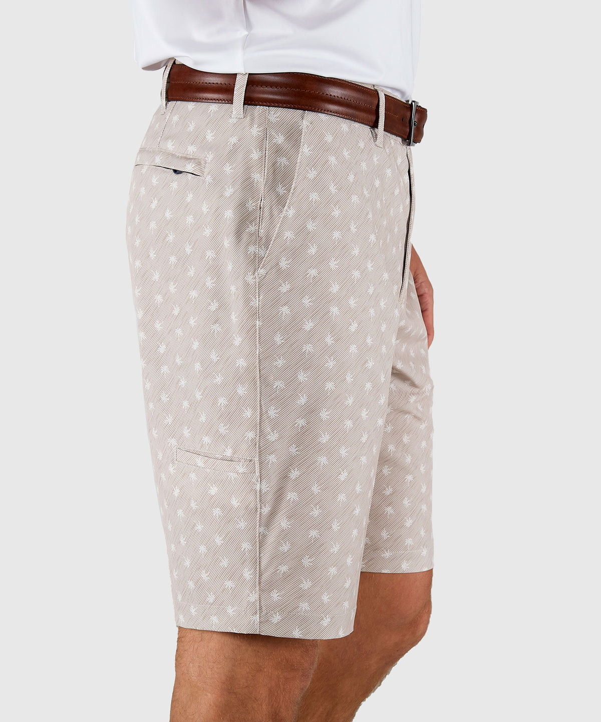 Westport Lifestyle Country Club Flat Front Printed Hybrid Shorts, Men's Big & Tall