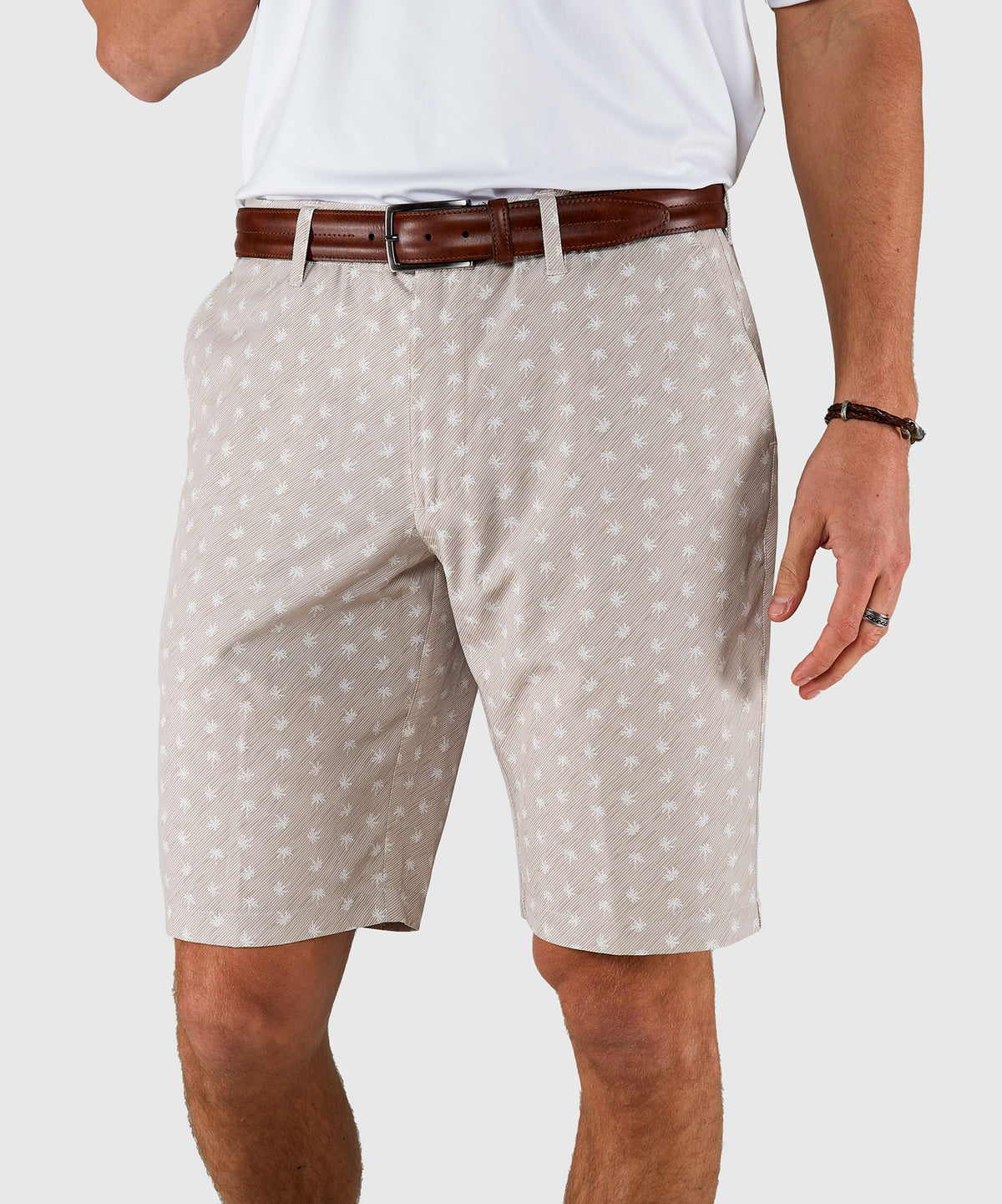 Westport Lifestyle Country Club Flat Front Printed Hybrid Shorts, Men's Big & Tall