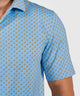 Westport Lifestyle Short Sleeve Performance 'Beer' Print Polo Knit Shirt