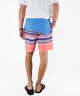 Westport Lifestyle Saybrook Half Elastic Stripe Board Short