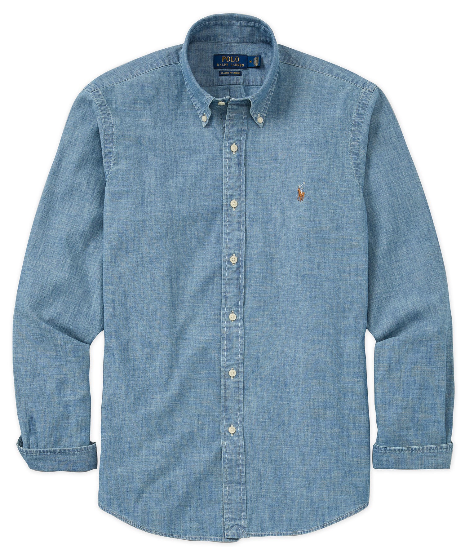 Big & Tall Polo Ralph Lauren Long Sleeve Chambray Shirt | Westport