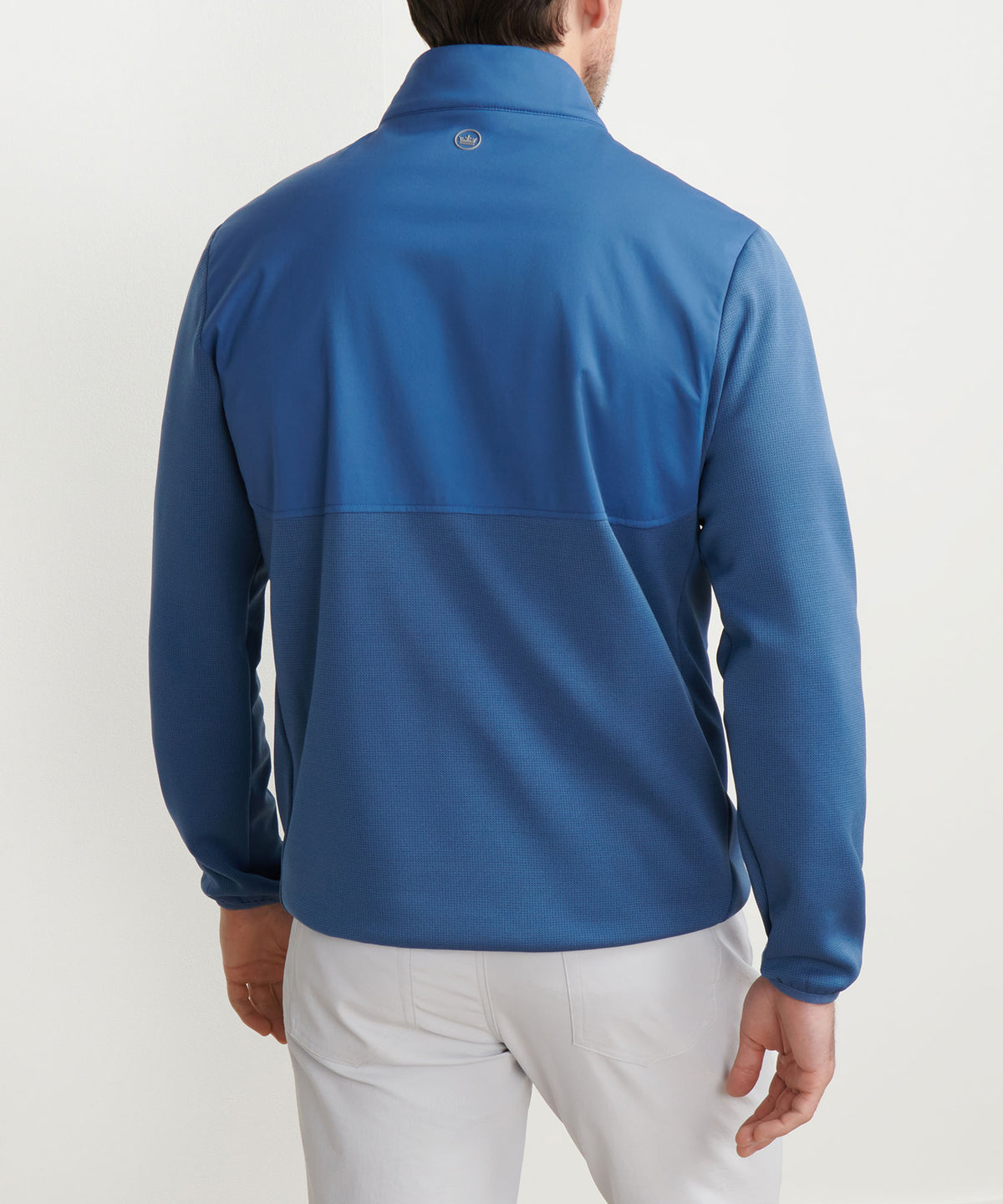 Peter Millar Long Sleeve Forge Fleece Half Zip Pullover, Men's Big & Tall