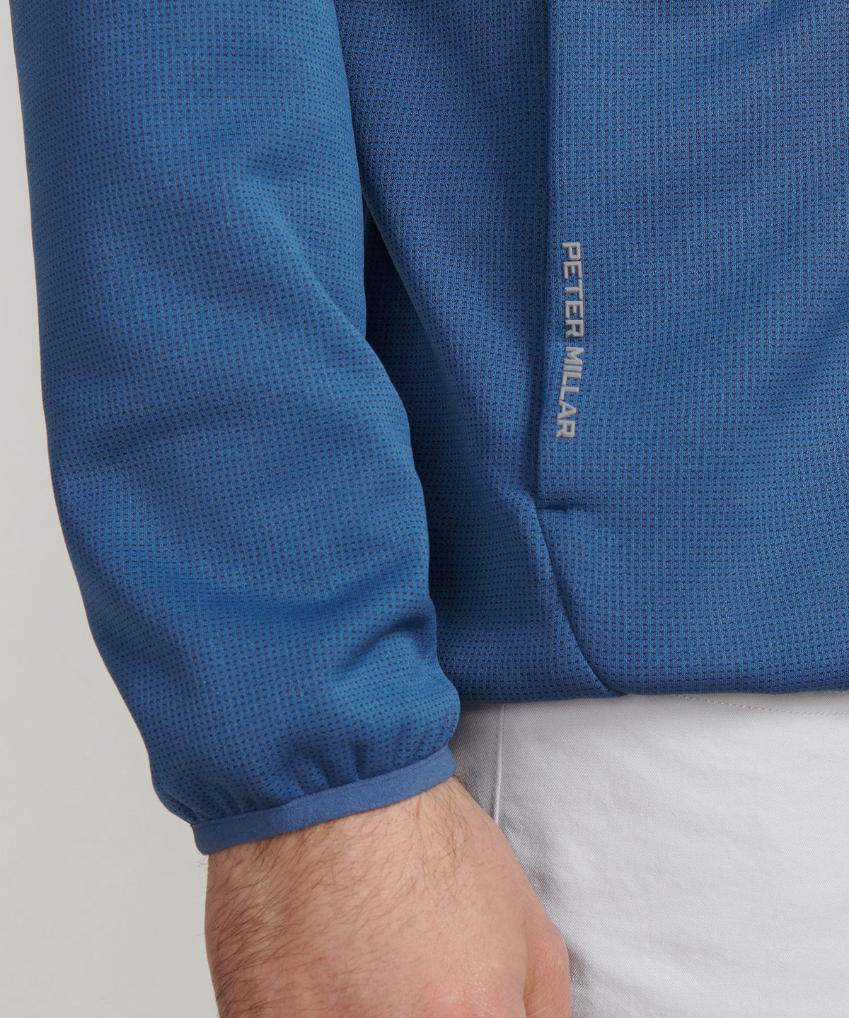 Peter Millar Long Sleeve Forge Fleece Half Zip Pullover, Men's Big & Tall
