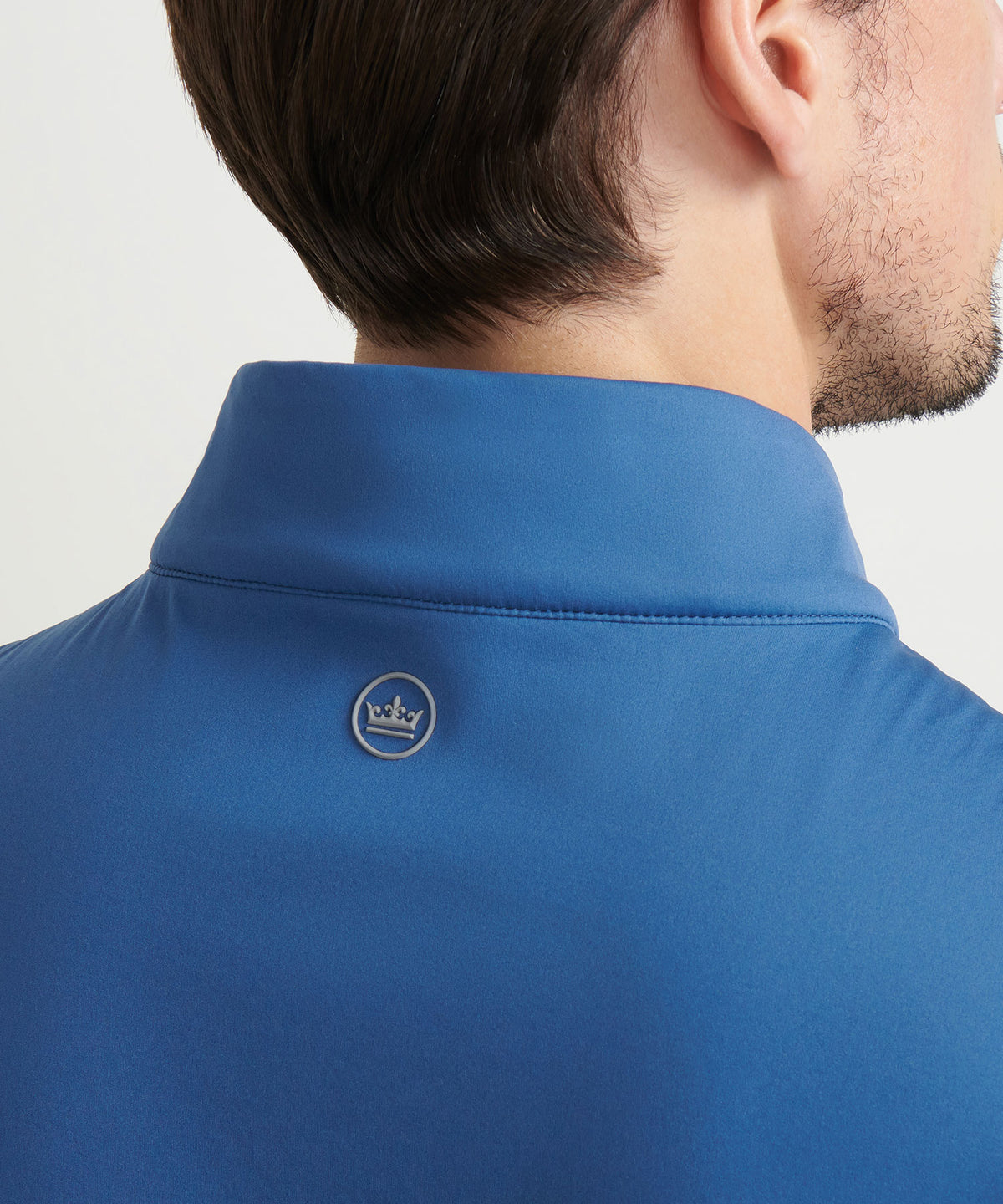 Peter Millar Long Sleeve Forge Fleece Half Zip Pullover, Men's Big & Tall