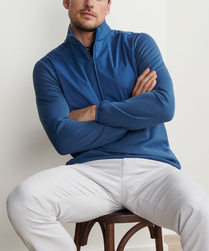 Peter Millar Long Sleeve Forge Fleece Half Zip Pullover